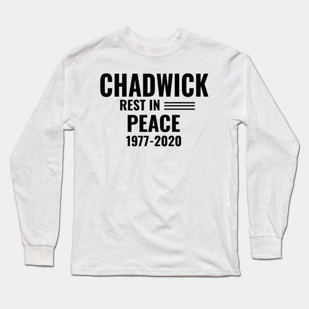 chadwick boseman 1977 - 2020 Long Sleeve T-Shirt by kaly's designs